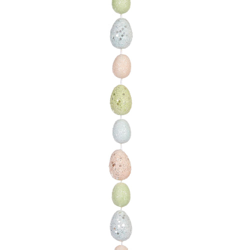 150cm Pastel Glittered Egg Garland (7066760282178)