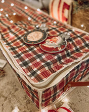 Load image into Gallery viewer, Pre Order - Luxe Gift Wrap Storage - TARTAN (6748695461954)