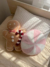 Load image into Gallery viewer, PRE ORDER - Gingerbread Man Cushion (6822215188546)
