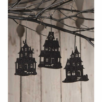 RL0840 - Haunted House Silhouette Ornament (6952745566274)