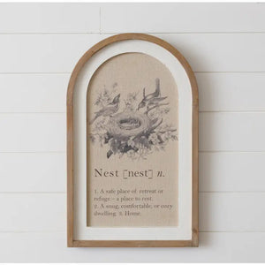 Vintage Sign - Nest (7049633693762)