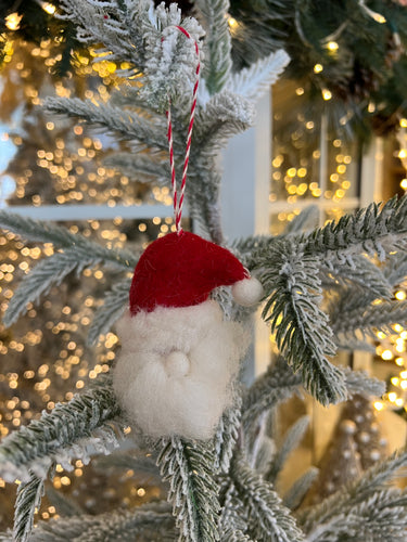 Felt Santa Head Ornament (6979296264258)