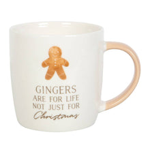 Load image into Gallery viewer, Gingers Are For Life Christmas Gingerbread Mug (7330222276674)