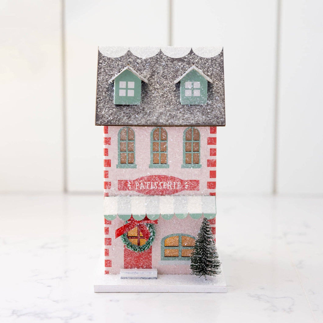 VIL1051 - Village Christmas Paper Bakery Decoration (7370945986626)