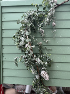 G219660 - 5' Snowed Pine Garland (7025064050754)