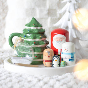 Green Christmas Tree Shaped Mug (7330222899266)
