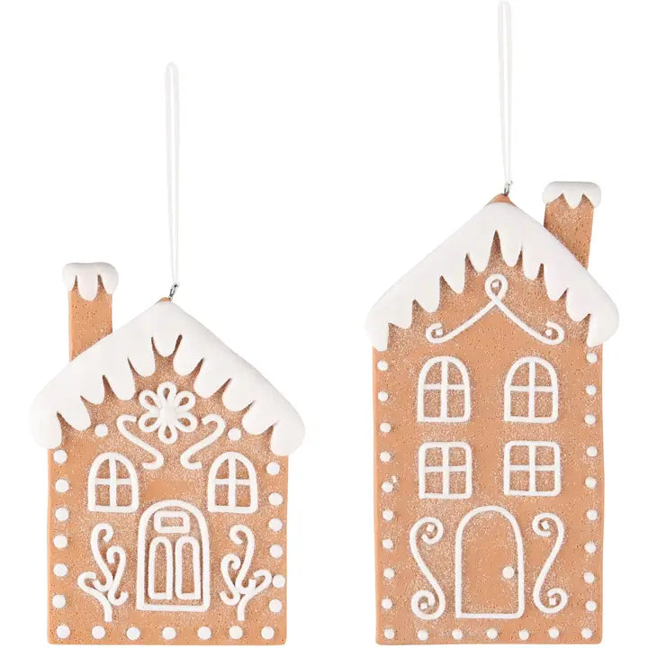 Gingerbread House Ornament Assorted (7328362496066)