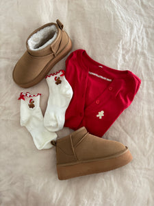 Womens RED Playsuit - PRE ORDER (7232189988930)