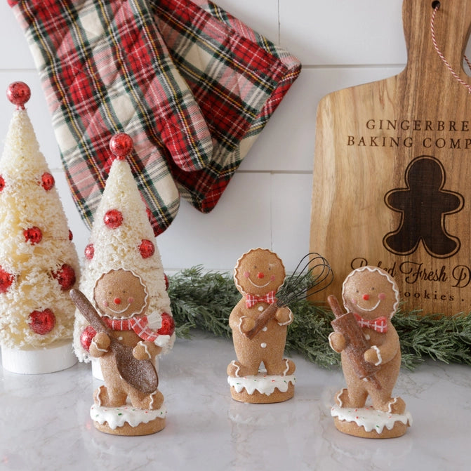 Gingerbread Men with Baking Utensils Set of 3 (6954435313730)