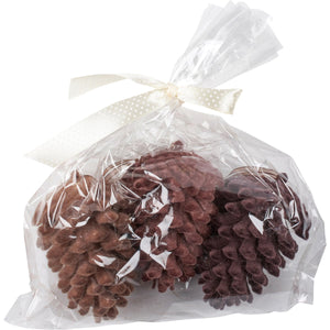 Medium Pinecone Ornament Set of 3 (6982834749506)
