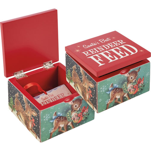 Santa's Best Reindeer Feed Hinged Box (6982839894082)