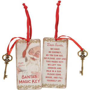 Santa's Magic Key Ornament (6982841794626)