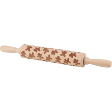Load image into Gallery viewer, Gingerbread Men Large Rolling Pin (6982842810434)