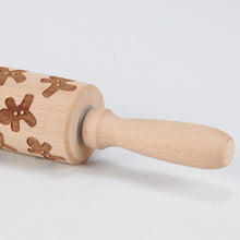 Load image into Gallery viewer, Gingerbread Men Large Rolling Pin (6982842810434)