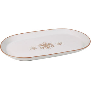 116621 - Platter Snowflake Oval (7433982541890)