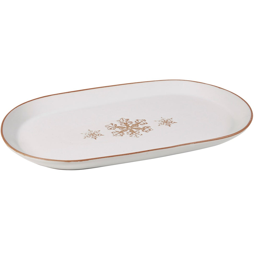 116621 - Platter Snowflake Oval (7433982541890)