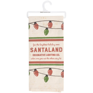 118328 - Kitchen Towel SantaLand (7434013114434)