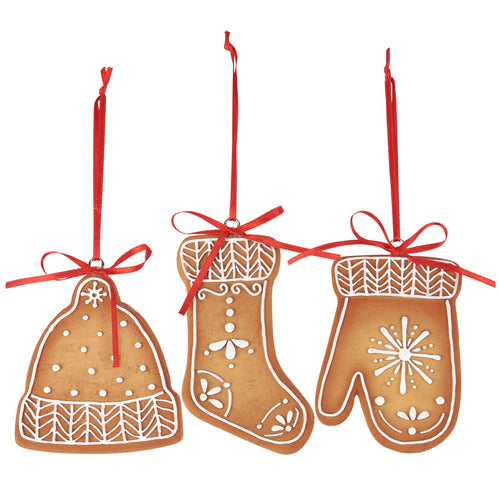 119443 - Winter Gingerbread Christmas Ornament Set (7434012917826)