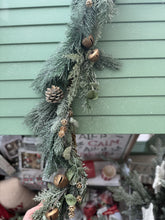 Load image into Gallery viewer, G219666 - 5&#39; Pine, Eucalyptus &amp; Bells Garland (7025065852994)