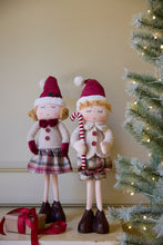 Load image into Gallery viewer, Standing Jasper and Holly Elves (7358713397314)