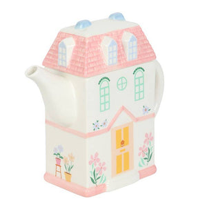 Pastel House Shaped Teapot (7442825740354)