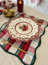 Load image into Gallery viewer, PLACEMATS Tartan Linen Set of 4 (7014405570626)