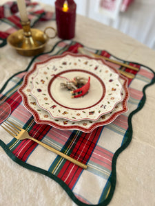 PLACEMATS Tartan Linen Set of 4 (7014405570626)