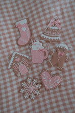 Load image into Gallery viewer, Pink Gingerbread Ornament Set of 7 - PRE ORDER (7215559802946)