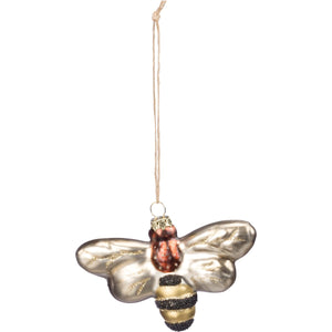 Glass Bee Ornament (6982848741442)