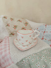 Load image into Gallery viewer, Heart Cup and Saucer Set (7039547408450)