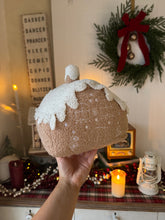 Load image into Gallery viewer, Light Brown Gingerbread House Cushion (7023300968514)