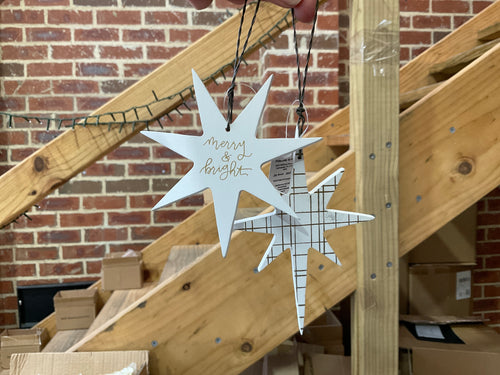 115598 - Merry and Bright Ornament Set of 2 (6988822413378)