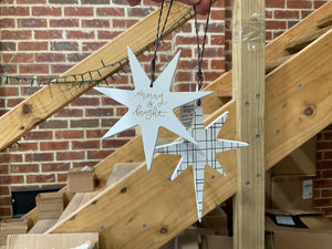 115598 - Merry and Bright Ornament Set of 2 (6988822413378)