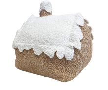 Load image into Gallery viewer, Light Brown Gingerbread House Cushion (7023300968514)