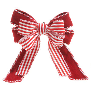 4306673 - 13" Striped Bow (7019018158146)