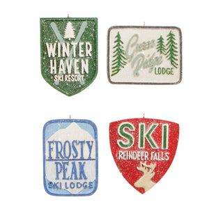 4307005 - 3" Ski Patch Ornament Assorted (7019018223682)