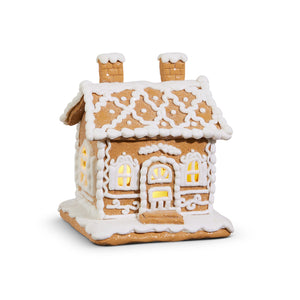 4416433 - 6" Lit Gingerbread House (7387113062466)