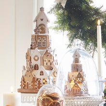 Load image into Gallery viewer, 4457615 - 16&quot; Lighted Round Gingerbread Village (7360717258818)