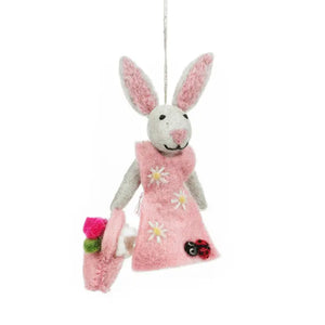 Felt Rosie the Rabbit with Pink Dress (7050767728706)