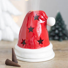 Load image into Gallery viewer, Christmas Santa Hat Incense Cone Burner and Tealight Holder (7330222866498)