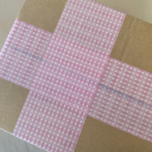 Load image into Gallery viewer, Pink Gingham Kraft Tape (7315590709314)