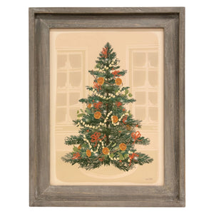 Christmas Tree Wooden Framed Sign (6955298881602)