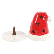 Load image into Gallery viewer, Christmas Santa Hat Incense Cone Burner and Tealight Holder (7330222866498)