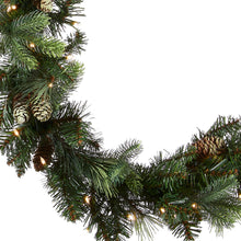 Load image into Gallery viewer, 274cmL Pre Lit Carolina Pine LED Christmas Garland - NATSW274G (7549192175682)
