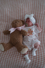 Load image into Gallery viewer, Baby Gingerbread Bows Romper - PRE ORDER (7232186449986)