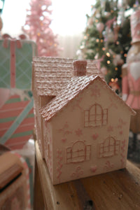 Pitched Style 3 Ivory Gingerbread House - PRE ORDER (7215568814146)
