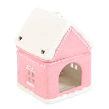 Load image into Gallery viewer, Pink Gingerbread House Christmas Oil Burner (7330222637122)