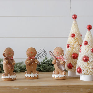 Gingerbread Men with Baking Utensils Set of 3 (6954435313730)