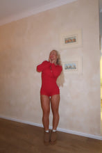 Load image into Gallery viewer, Womens RED Playsuit - PRE ORDER (7232189988930)