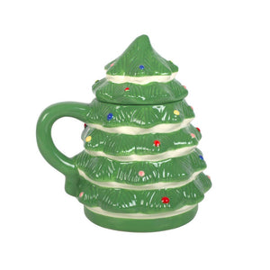 Green Christmas Tree Shaped Mug (7330222899266)